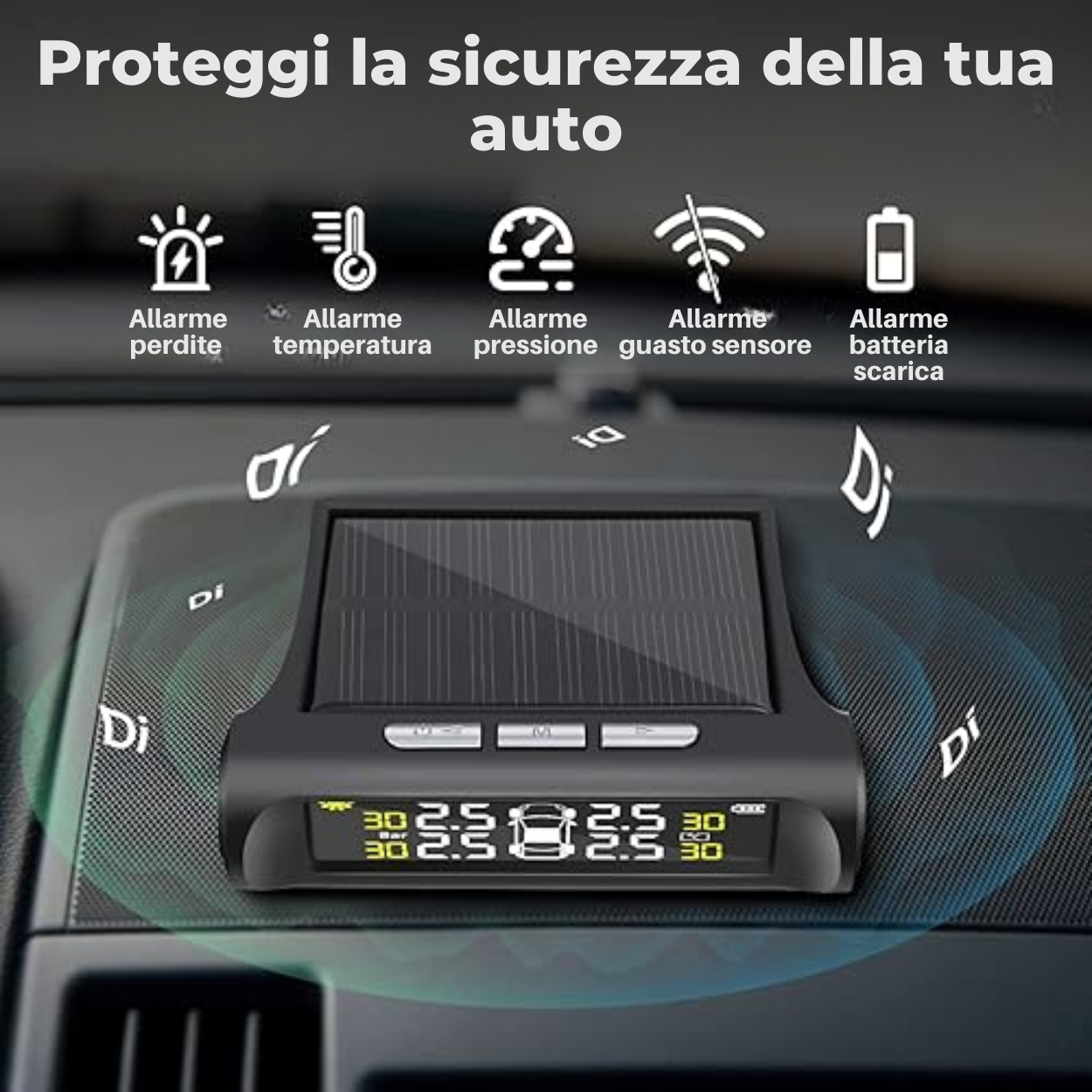 Sensore di pressione degli pneumatici